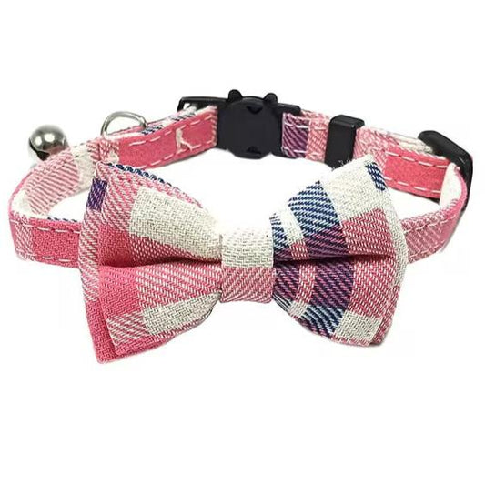 Upper East Paw Plaid Cat Collar