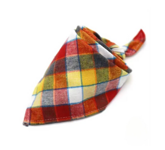 Ithaca Ember Plaid Bandana