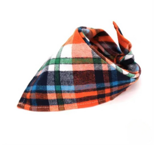 Finger Lakes Plaid Bandana